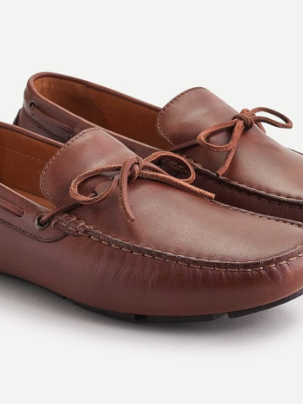 Men's J. Crew Kenton driving moccasins in Italian leather